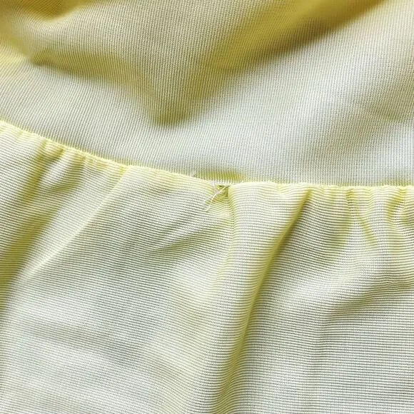 Vintage HER MAJESTY Nightgown Lot Girls 60s 70s Lace Long Yellow Pink Size 10 12 - Picture 5 of 16